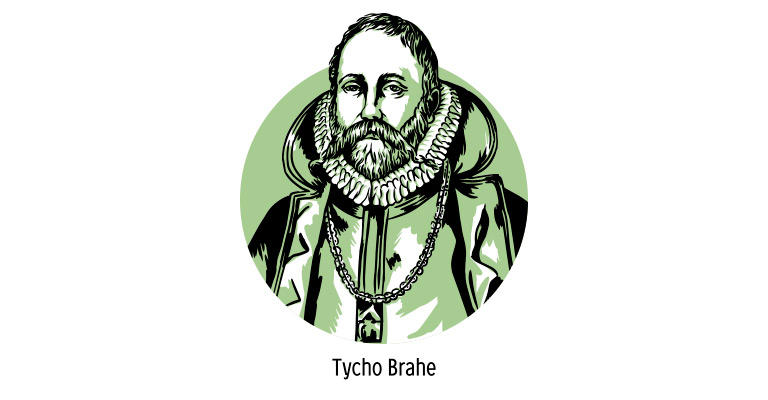 Ilustracja Tycho Brahe