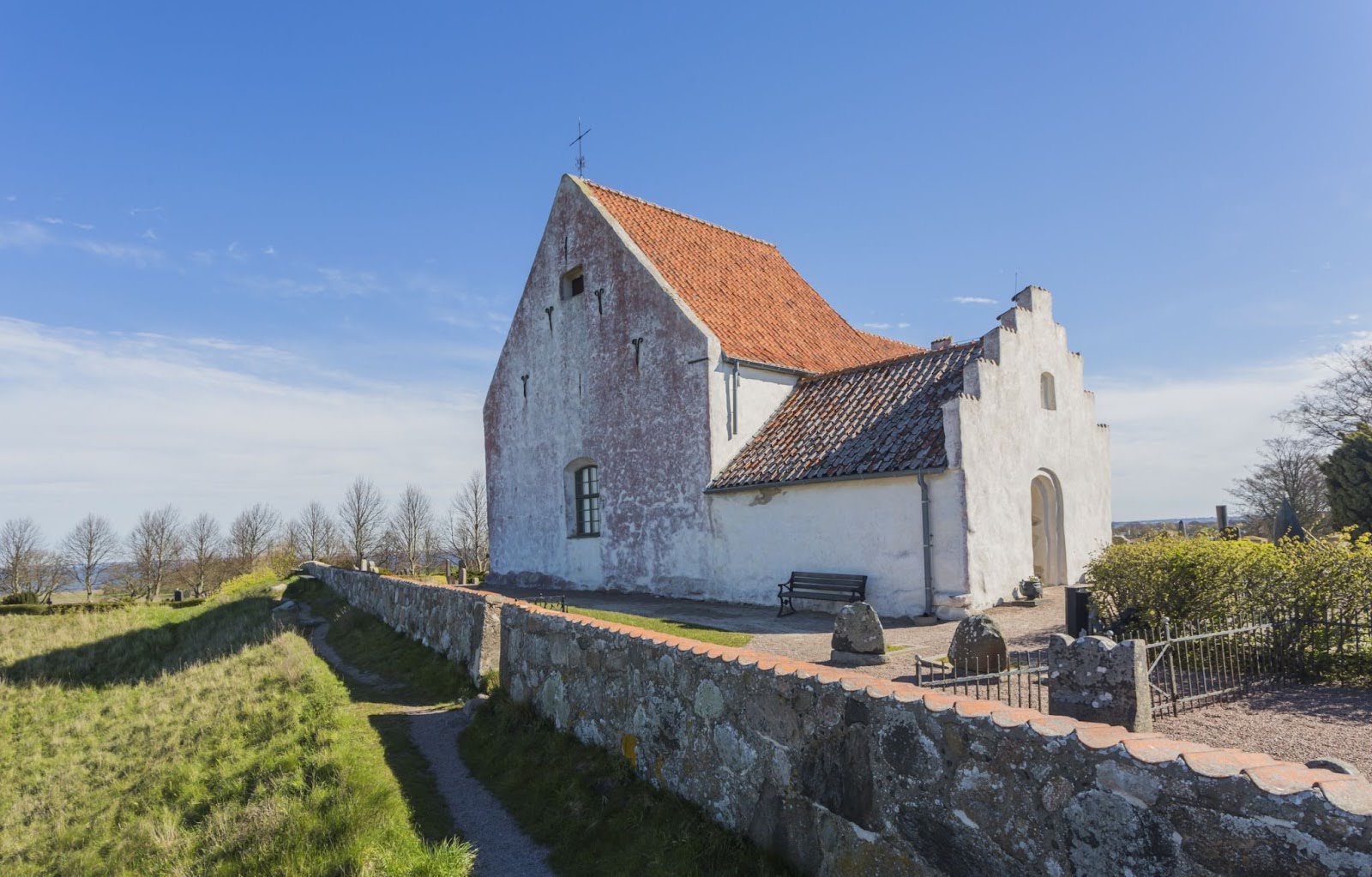 kościół Nya kyrkan i Hellehog