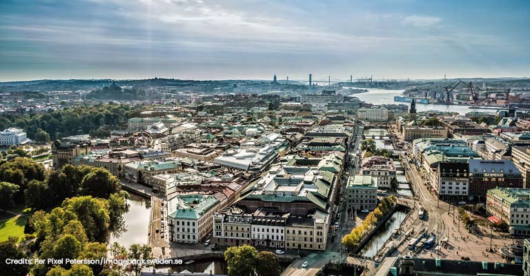 Aussicht auf Göteborg