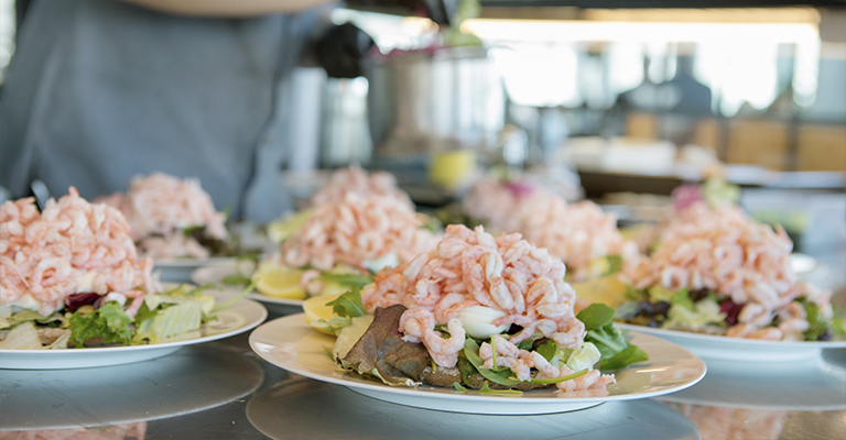 Skandynawski posiłek