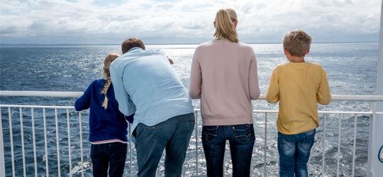 Familj på däck