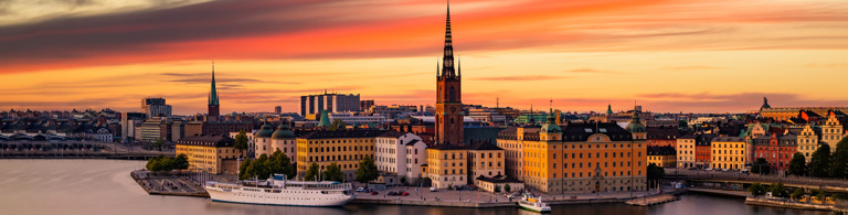 Bild von Stockholm am Abend