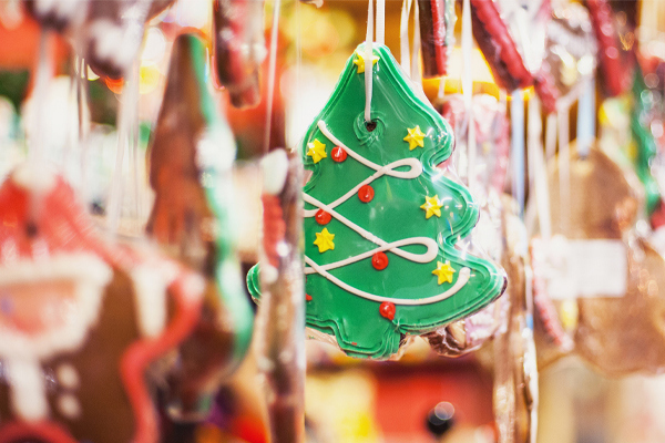 Hängender Lebkuchentannenbaum