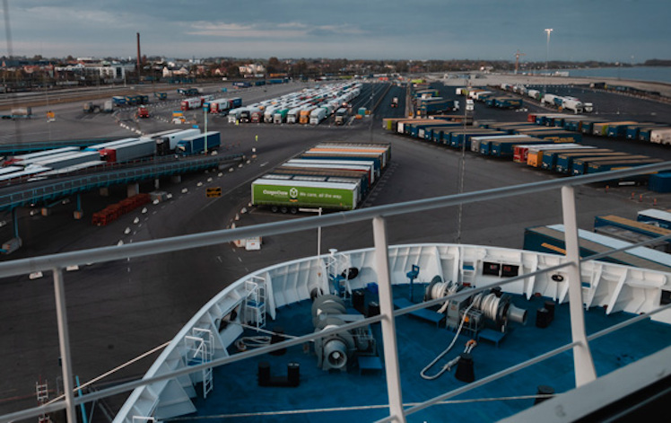 TT-Line Ship in Trelleborgs Hamn
