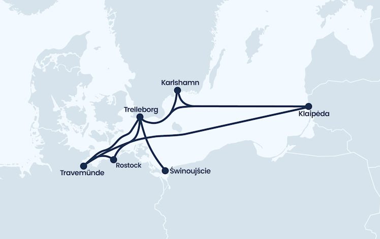 TT-Line Route Network