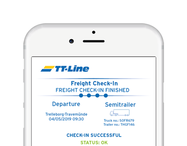 TT-Line Freight Check-In