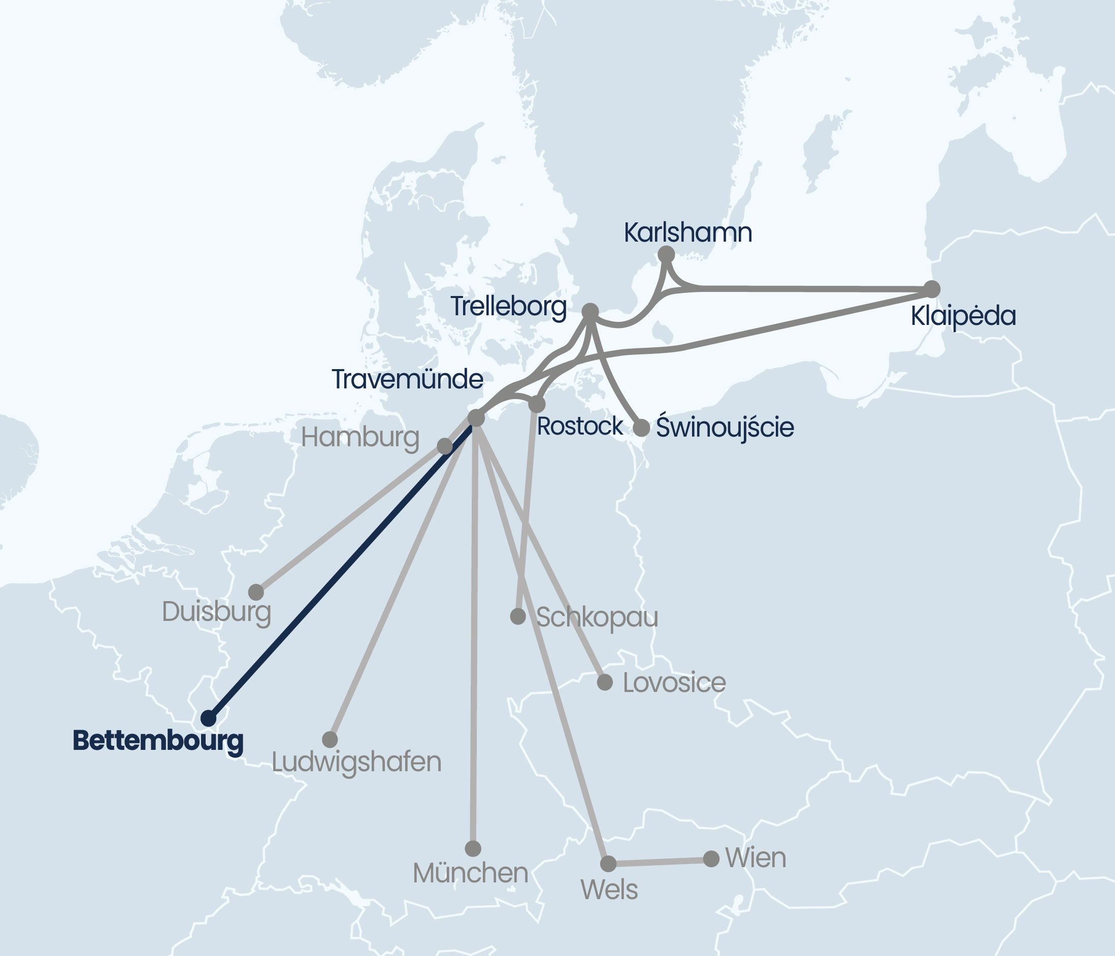 Intermodal Map Bettembourg