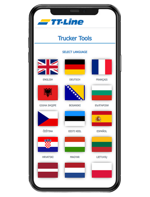 Language selection