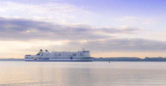 Ferry On Sea