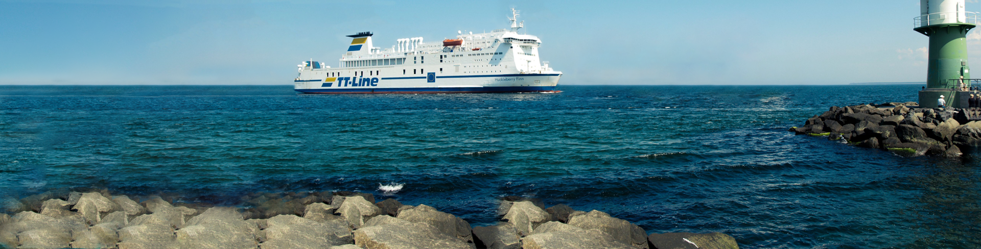 Huckleberry Finn Einfahrt nach Rostock