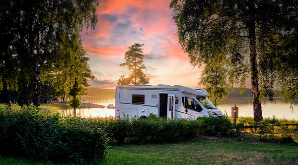 Camping in Schweden