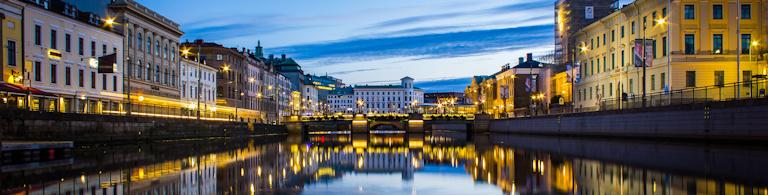 Goteborg w nocy