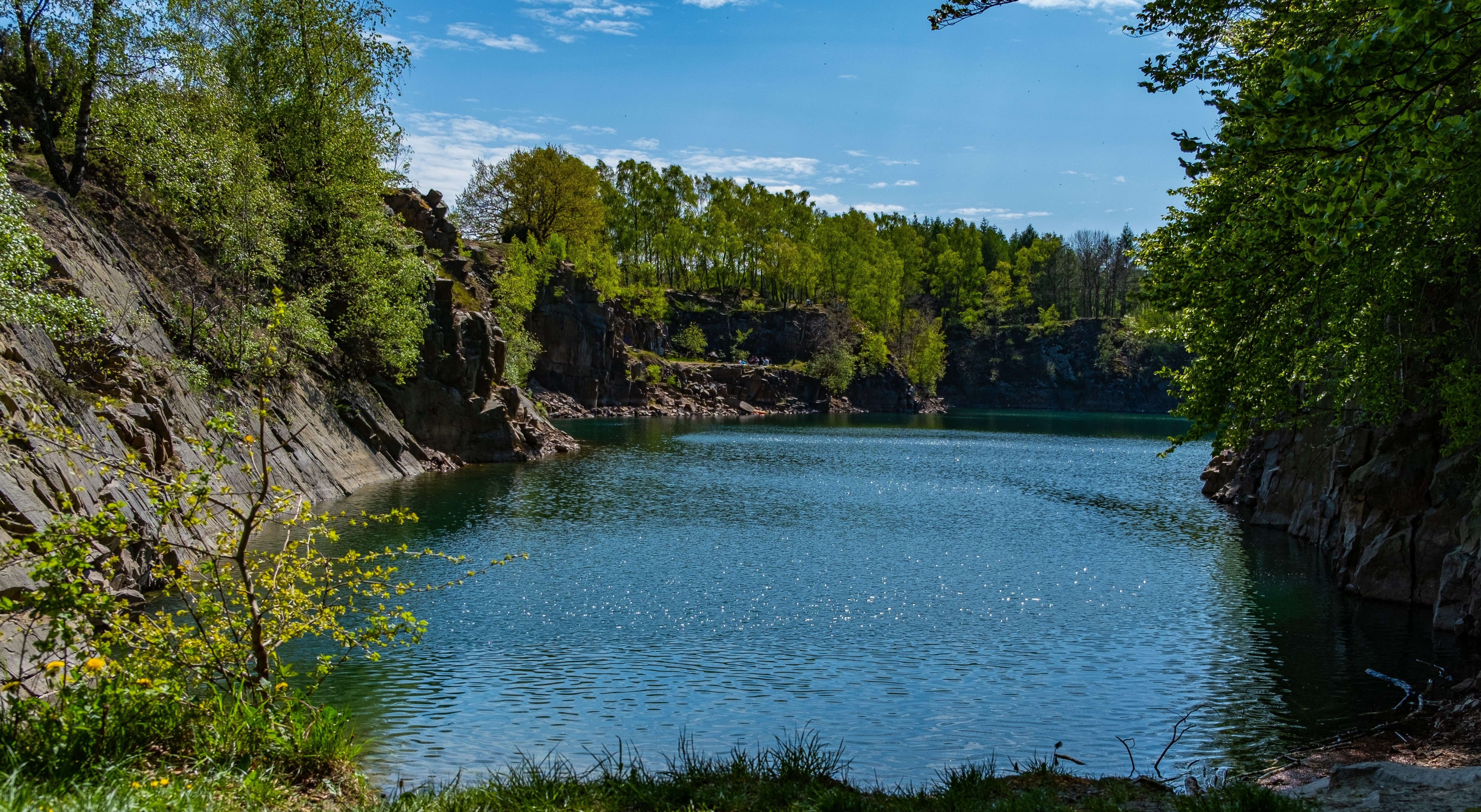 See im Naturschutzgebiet bei Lund