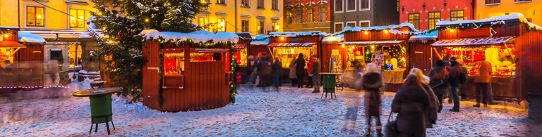 Weihnachtsmarkt in Stockholm