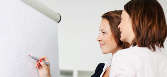 conference room flip chart