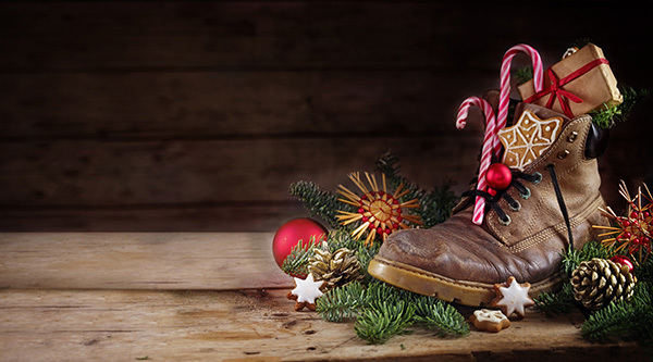 Stövlar med presenter i 
